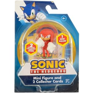 XS-Stock.com Ltd Sonic Hedgehog Mini Figure with 2 Surprise Collector Cards 7.5cm - Knuckles XS-Stock.com Ltd Sonic Hedgehog Mini Figure with 2 Surprise Collector Cards 7.5cm - Knuckles