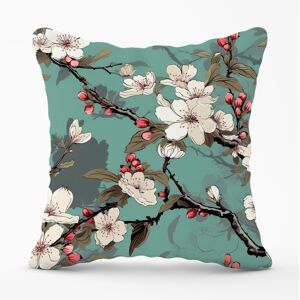 WRT Ltd Pink Blossom Asian Design Cushions - 45cm x 45cm WRT Ltd Pink Blossom Asian Design Cushions - 45cm x 45cm
