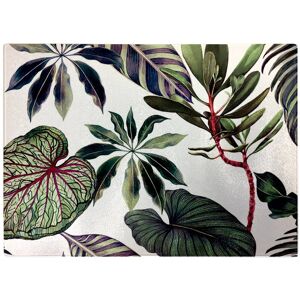 WRT Ltd Watercolor Tropical Leaf Glass Chopping Board WRT Ltd Watercolor Tropical Leaf Glass Chopping Board