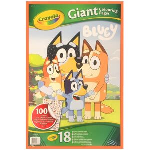 XS-Stock.com Ltd Crayola 18 Giant Colouring Pages with 100 Stickers 33 x 49cm - Bluey XS-Stock.com Ltd Crayola 18 Giant Colouring Pages with 100 Stickers 33 x 49cm - Bluey