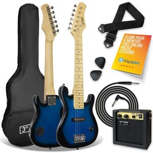 NORMANS (BURTON UPON TRENT) LIMITED 3rd Avenue Junior Electric Guitar Pack - Blueburst NORMANS (BURTON UPON TRENT) LIMITED 3rd Avenue Junior Electric Guitar Pack - Blueburst