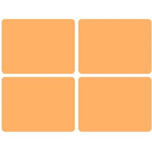 XS-Stock.com Ltd Set of 4 Standard Placemats Classic Designs Cork Back Table Mats - Tropical Fizz XS-Stock.com Ltd Set of 4 Standard Placemats Classic Designs Cork Back Table Mats - Tropical Fizz