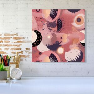 WRT Ltd Abstract Red Pink Pattern Canvas - Large 30" x 30" WRT Ltd Abstract Red Pink Pattern Canvas - Large 30" x 30"