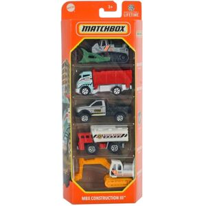 XS-Stock.com Ltd Matchbox 5 Pack Vehicles Basic Series Die-Cast Metal Cars 1:64 - Construction III XS-Stock.com Ltd Matchbox 5 Pack Vehicles Basic Series Die-Cast Metal Cars 1:64 - Construction III