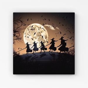 WRT Ltd A Group Of Witches Riding Broomsticks Canvas - Extra Large 40" x 40" WRT Ltd A Group Of Witches Riding Broomsticks Canvas - Extra Large 40" x 40"