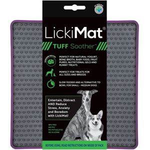 Real Pet Store LickiMat Dog Lick Mats Slow Feeders Tuff Soother 4 Colours - Purple Real Pet Store LickiMat Dog Lick Mats Slow Feeders Tuff Soother 4 Colours - Purple