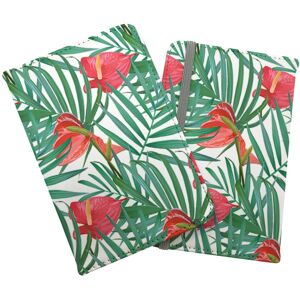 WRT Ltd Tropical Flowers And Palm Leaves Passport Cover WRT Ltd Tropical Flowers And Palm Leaves Passport Cover