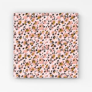 WRT Ltd Hand Drawn Pink Leopard Print Canvas - Extra Large 40" x 40" WRT Ltd Hand Drawn Pink Leopard Print Canvas - Extra Large 40" x 40"