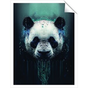 WRT Ltd Panda Face Splashart Dark Background Art Prints - 8" x 10" - No frame WRT Ltd Panda Face Splashart Dark Background Art Prints - 8" x 10" - No frame
