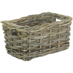 Red Hamper Rectangular Grey Rattan Storage Baskets - Small Red Hamper Rectangular Grey Rattan Storage Baskets - Small