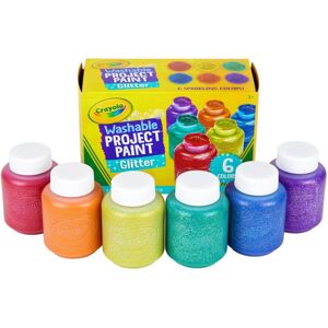 XS-Stock.com Ltd Crayola Pack of 6 Washable Glitter Project Paint Sparkling Art XS-Stock.com Ltd Crayola Pack of 6 Washable Glitter Project Paint Sparkling Art