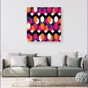 WRT Ltd Coloured Abstract Pattern Canvas - Small 10" x 10" WRT Ltd Coloured Abstract Pattern Canvas - Small 10" x 10"