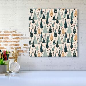 WRT Ltd Boho Inspired Christmas Tree Pattern Canvas - Large 30" x 30" WRT Ltd Boho Inspired Christmas Tree Pattern Canvas - Large 30" x 30"
