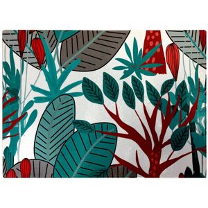 WRT Ltd Jungle Exotic Summer Tropical Leaves Glass Chopping Board WRT Ltd Jungle Exotic Summer Tropical Leaves Glass Chopping Board