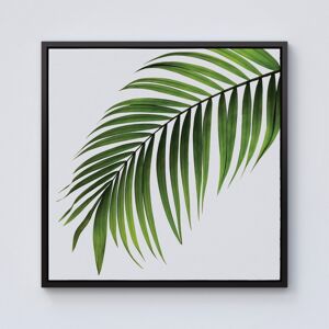 WRT Ltd Single Palm Leaf Framed Canvas - 10" x 10" - Black WRT Ltd Single Palm Leaf Framed Canvas - 10" x 10" - Black