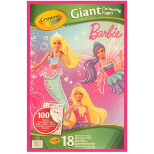 XS-Stock.com Ltd Crayola 18 Giant Colouring Pages with 100 Stickers 33 x 49cm - Barbie XS-Stock.com Ltd Crayola 18 Giant Colouring Pages with 100 Stickers 33 x 49cm - Barbie