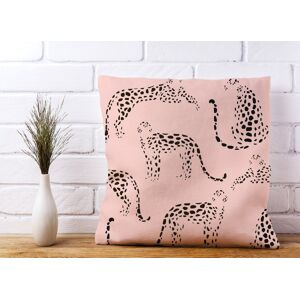 WRT Ltd Abstract Leopard Pattern Cushions - 60cm x 60cm WRT Ltd Abstract Leopard Pattern Cushions - 60cm x 60cm