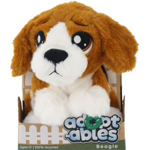 XS-Stock.com Ltd Resoftables Adoptables Recycled Plush Dog Toy Soft Cuddly Eco Friendly - Beagle XS-Stock.com Ltd Resoftables Adoptables Recycled Plush Dog Toy Soft Cuddly Eco Friendly - Beagle