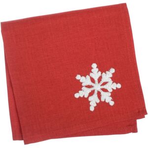 XS-Stock.com Ltd Let It Snow Fabric Tablecloths / Napkins Xmas Decoration - Red - 4pk of Napkins XS-Stock.com Ltd Let It Snow Fabric Tablecloths / Napkins Xmas Decoration - Red - 4pk of Napkins