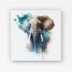 WRT Ltd Majestic Elephant Splashart Canvas - Extra Large 40" x 40" WRT Ltd Majestic Elephant Splashart Canvas - Extra Large 40" x 40"