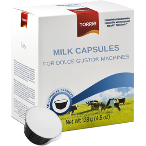 Torrie Coffee Pods Skinny Milk Creamer - Dolce Gusto® Compatible - 48 Pods Torrie Coffee Pods Skinny Milk Creamer - Dolce Gusto® Compatible - 48 Pods