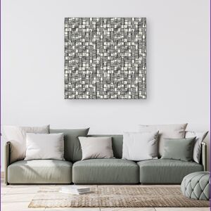 WRT Ltd Irregular Sketched Block Textured Canvas - Small 10" x 10" WRT Ltd Irregular Sketched Block Textured Canvas - Small 10" x 10"