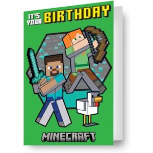 Danilo Promotions Ltd MINECRAFT LENTICULAR 3D-EFFECT CARD Danilo Promotions Ltd MINECRAFT LENTICULAR 3D-EFFECT CARD