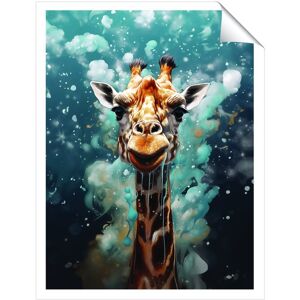 WRT Ltd Splashart Giraffe Face Art Prints - 8" x 10" - No frame WRT Ltd Splashart Giraffe Face Art Prints - 8" x 10" - No frame