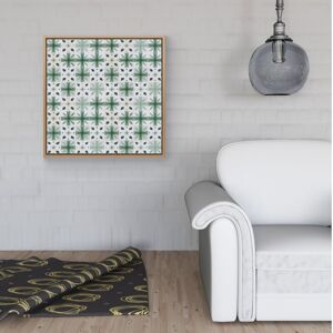 WRT Ltd Christmas Quilting Squares Framed Canvas - 30" x 30" - White WRT Ltd Christmas Quilting Squares Framed Canvas - 30" x 30" - White