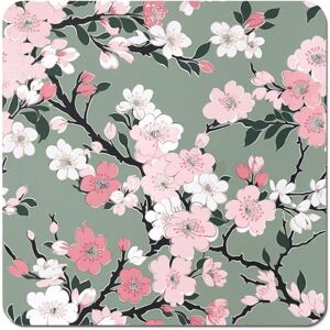 WRT Ltd Pink Floral Abstract Pattern Coasters WRT Ltd Pink Floral Abstract Pattern Coasters