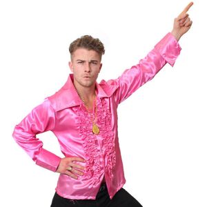 I Love Fancy Dress Adults Pink Disco Shirt - 2XL I Love Fancy Dress Adults Pink Disco Shirt - 2XL