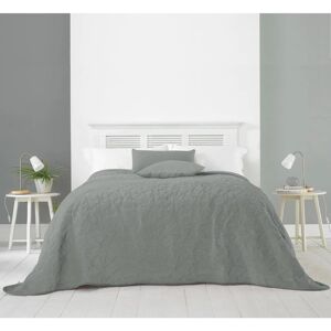 XS-Stock.com Ltd Alexa Bedspread Plush Velvet Quilted Style Combi Size 240 x 260cm - Grey XS-Stock.com Ltd Alexa Bedspread Plush Velvet Quilted Style Combi Size 240 x 260cm - Grey
