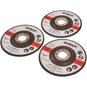 XS-Stock.com Ltd Amtech 3 Piece 115mm Stone Cutting Disc Set XS-Stock.com Ltd Amtech 3 Piece 115mm Stone Cutting Disc Set