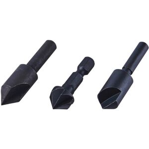 XS-Stock.com Ltd Amtech 3 Piece Countersink Bit Set Carbon Steel XS-Stock.com Ltd Amtech 3 Piece Countersink Bit Set Carbon Steel