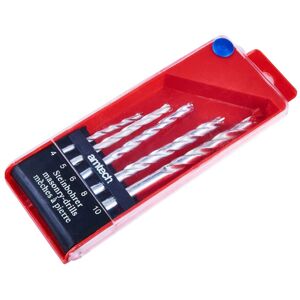 XS-Stock.com Ltd Amtech 5 Piece Masonry Drill Bit Set 4-10mm XS-Stock.com Ltd Amtech 5 Piece Masonry Drill Bit Set 4-10mm