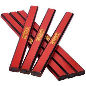 XS-Stock.com Ltd Amtech 6 Piece Rectangular Carpenters Pencils Hardwood XS-Stock.com Ltd Amtech 6 Piece Rectangular Carpenters Pencils Hardwood