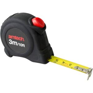XS-Stock.com Ltd Amtech Self Locking Measuring Tape 3m/5m With Belt Clip - 3M XS-Stock.com Ltd Amtech Self Locking Measuring Tape 3m/5m With Belt Clip - 3M