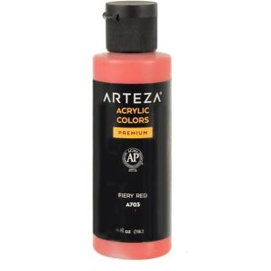 XS-Stock.com Ltd Arteza Iridescent Acrylic Paint Premium Colours For Canvas 118ml - A703 Fiery Red XS-Stock.com Ltd Arteza Iridescent Acrylic Paint Premium Colours For Canvas 118ml - A703 Fiery Red
