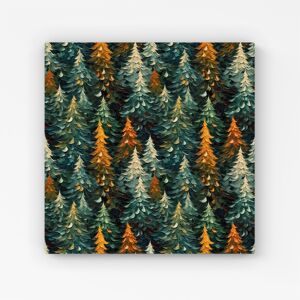 WRT Ltd Impasto Style Christmas Trees Canvas - Extra Large 40" x 40" WRT Ltd Impasto Style Christmas Trees Canvas - Extra Large 40" x 40"