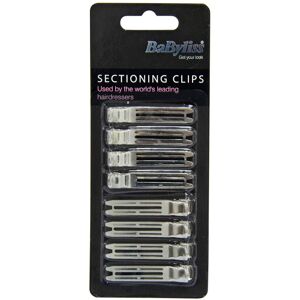 XS-Stock.com Ltd Babyliss Pack Of 8 Hair Sectioning Clips Pins Silver Metal 5cm XS-Stock.com Ltd Babyliss Pack Of 8 Hair Sectioning Clips Pins Silver Metal 5cm
