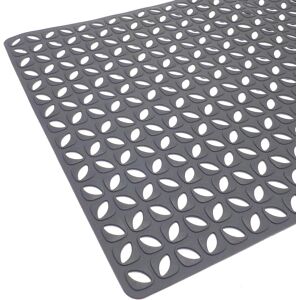 XS-Stock.com Ltd Bath Mat With Safety Suction Cups Geometric Pattern 70 x 40cm - Grey XS-Stock.com Ltd Bath Mat With Safety Suction Cups Geometric Pattern 70 x 40cm - Grey