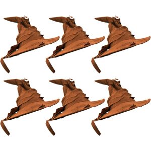 I Love Fancy Dress Brown Tatty Wizard Hat - Pack of 6 I Love Fancy Dress Brown Tatty Wizard Hat - Pack of 6