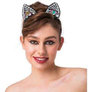 XS-Stock.com Ltd Black Cat Ears With Jewels Headband Sparkling Fancy Dress XS-Stock.com Ltd Black Cat Ears With Jewels Headband Sparkling Fancy Dress