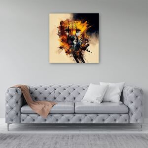 WRT Ltd Cheetah Face Splashart Canvas - Small 10" x 10" WRT Ltd Cheetah Face Splashart Canvas - Small 10" x 10"