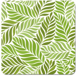 WRT Ltd Green Leaf Pattern Coasters WRT Ltd Green Leaf Pattern Coasters