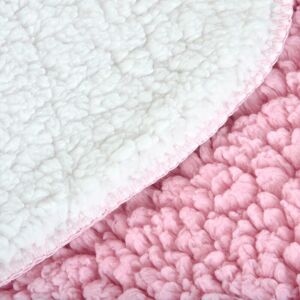 XS-Stock.com Ltd Double Layer Sherpa Super Soft Fleece Blanket Home Sofa Bed Throw - Pink - 150 x 200cm XS-Stock.com Ltd Double Layer Sherpa Super Soft Fleece Blanket Home Sofa Bed Throw - Pink - 150 x 200cm