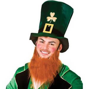 Why Not Shop UK Ltd Deluxe Adults St Patrick's Irish Leprechaun Top Hat With Ginger Beard Why Not Shop UK Ltd Deluxe Adults St Patrick's Irish Leprechaun Top Hat With Ginger Beard