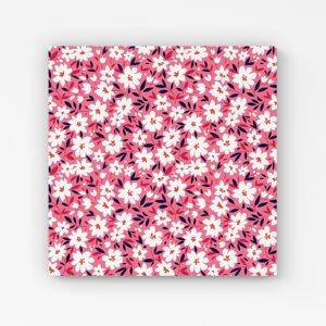 WRT Ltd Small Cute White Flower Pattern Canvas - Extra Large 40" x 40" WRT Ltd Small Cute White Flower Pattern Canvas - Extra Large 40" x 40"