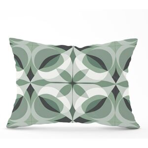 WRT Ltd Geometric Green Grey Cushions - 33cm x 48cm WRT Ltd Geometric Green Grey Cushions - 33cm x 48cm
