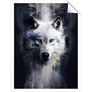 WRT Ltd White Wolf Face Splashart Dark Backgrouns Art Prints - 8" x 10" - No frame WRT Ltd White Wolf Face Splashart Dark Backgrouns Art Prints - 8" x 10" - No frame